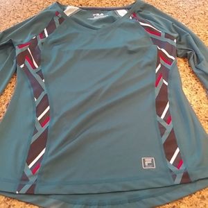 Blue Women's Sport Long Sleeve Shirt